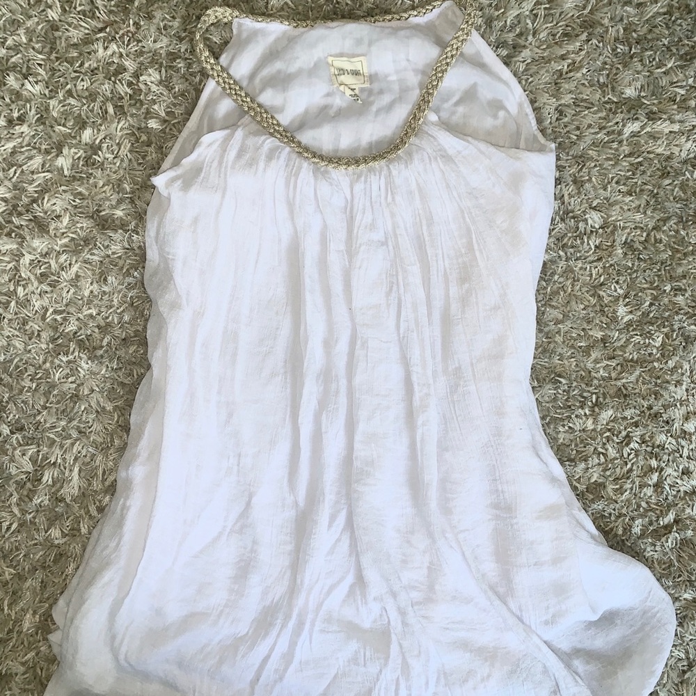 Sand & Sun NWOT beach coverup white medium